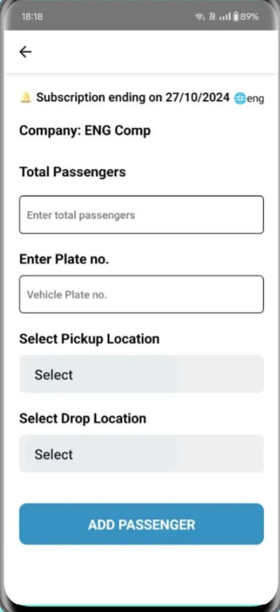 AI Passport Scanner — passenger management